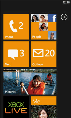 Windows Phone 7 Screen